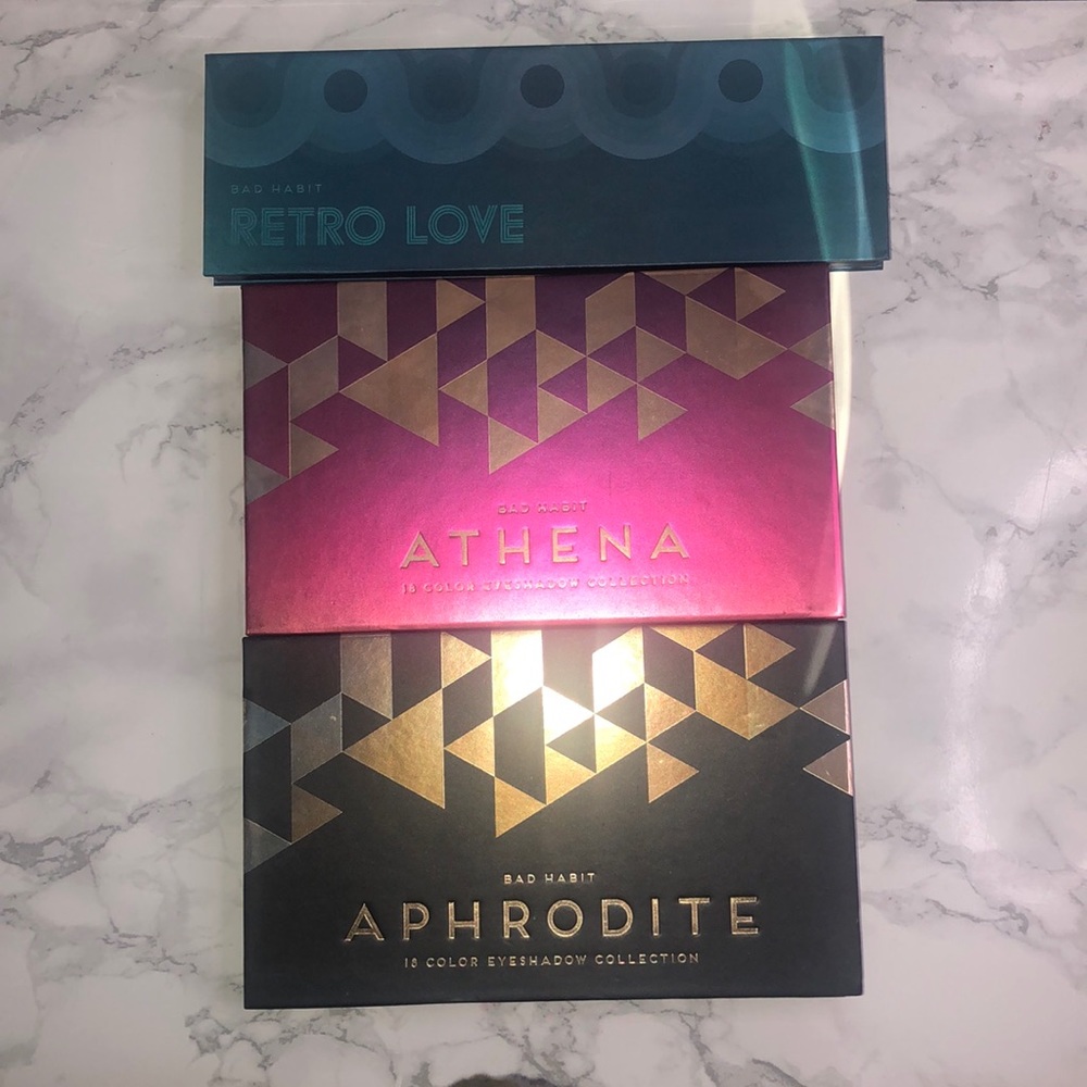 3 bad habit palettes